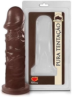 Pênis Aromatico Sem Vibro Chocolate 15,3 X 4 Cm Ref PA 005 - Sexy Fantasy