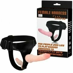 Cinta Peniana Dildo Duplo com Plug Vaginal Female Harness Ref 5285