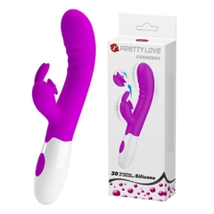 Vibrador de Ponto G e Clitóris c/ Língua Estimuladora - Cerberus - Ref 6739 Pretty Love - comprar online