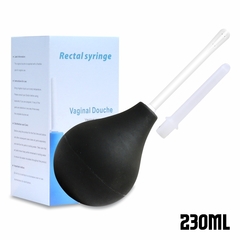 Ducha Higiênica Rectal Syringe 230 ml - Preto