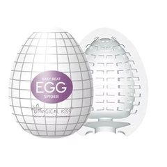 Masturbador Egg Magical Kiss Spider - Ref Egg 003 Textura Interna com Linhas de Cima para Baixo em 360 graus