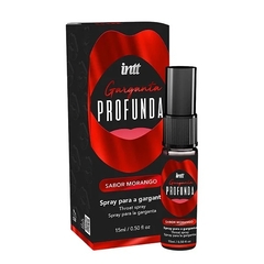 Garganta Profunda Spray de Morango Intt Ref 5099