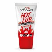 Hot Lub Lubrificante Beijável - Morango - 25g Ref HC515