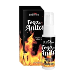 Fogo de Anita Gel Excitante Feminino que Esquenta e Vibra 15g Hot Flowers