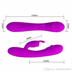 Massageador Vibrador Silicone Pretty Love Hunter Recarregável Ref 6092 - comprar online