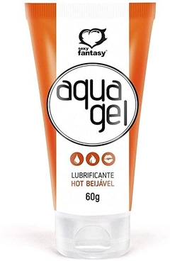 Lubrificante  Aqua Gel Beijável Hot -  - Sexy Fantasy 60 Gr. Ref 34011