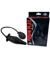 Plug Anal Inflável Ref PL002 - Cor Preto