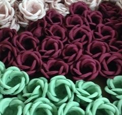 Fabric Flower Wrappers foe Sweets Marcia (30 pieces)