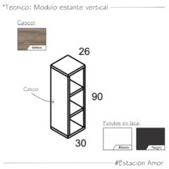 Modulo estante vertical - comprar online