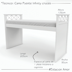 Cama Puente Infinity cruces - comprar online