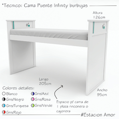 Cama Puente Infinity burbujas - comprar online