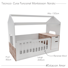 Cuna Funcional Montessori Nordic - comprar online
