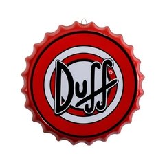 PLACA TAMPA DE GARRAFA DECORATIVA DUFF 35 cm - comprar online