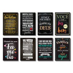 KIT 8 PLACAS FRASES 02 - comprar online