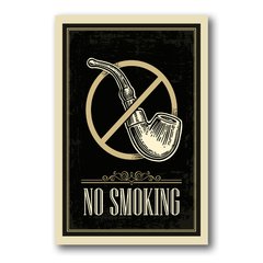 PLACA NO SMOKING