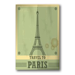PLACA TRAVEL PARIS - comprar online