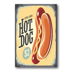 PLACA HOT DOG