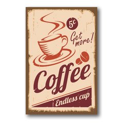 PLACA COFFEE ENDLESS CUP - comprar online