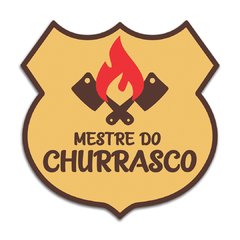 PLACA RECORTE MESTRE DO CHURRASCO 30x30 cm - comprar online