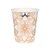 VASOS MANDALA GOLD ROSE x 8