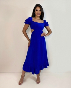 Vestido Jasmin - Azul Royal na internet