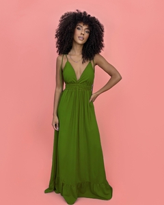 Vestido Valentina Longo - Verde Sálvia