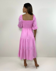Vestido Juliana - Rosa Bebê - loja online