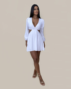 Vestido Leona - Branco na internet