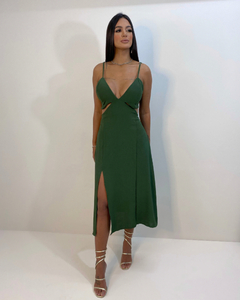 Vestido Kelly - Verde Militar - loja online