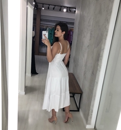Vestido Jéssica Midi - Branco - comprar online