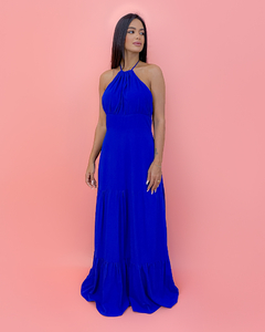 Vestido Janaína - Azul Royal