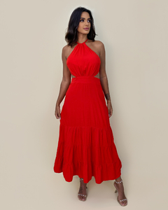 Vestido Estefane - Vermelho - comprar online