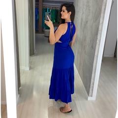 Vestido Estefane - Azul Royal - Closet RC Atacado