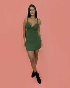 Vestido Elisângela - Verde Militar na internet