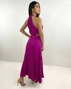 Vestido Estefane - Fúcsia - comprar online