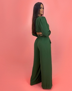 Conjunto Pantalona Simone - Verde Militar - comprar online