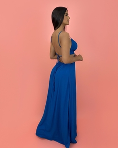 Vestido Flávia - Azul Petróleo - comprar online