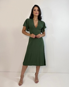 Vestido Ariane - Verde Militar - loja online