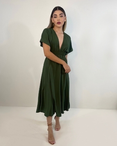 Vestido Marcela - Verde Militar - loja online
