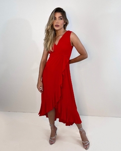 Vestido Alessandra - Vermelho - Closet RC Atacado