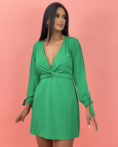 Vestido Marília - Verde Bandeira - loja online