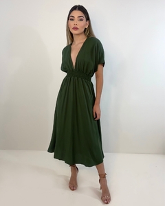 Vestido Marcela - Verde Militar - comprar online