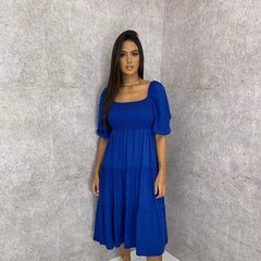 Vestido Juliana - Azul Royal - comprar online