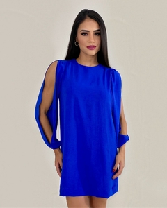 Vestido Eloá - Azul Royal - loja online