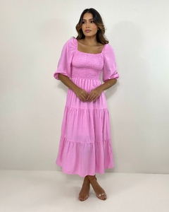 Vestido Juliana - Rosa Bebê - comprar online