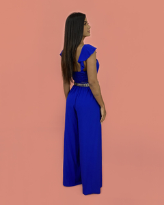 Conjunto Pantalona Samira - Azul Royal - comprar online