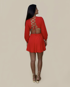 Vestido Leona - Vermelho - comprar online