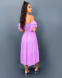 Vestido Ana Paula - Lilás - comprar online