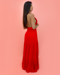 Vestido Janaína - Vermelho - comprar online