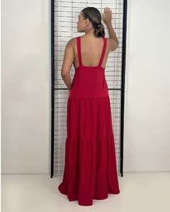 Vestido Ramona - Vermelho - Closet RC Atacado